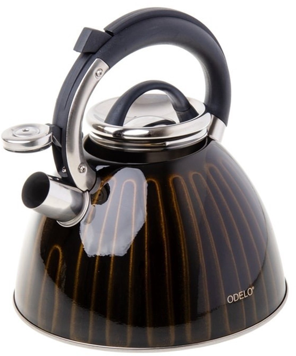 CONNOR Zwart-Gouden Stalen Waterkoker 3.0L - Stijlvol & Functioneel