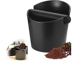 Koffie Knock Box - Espresso Knock Box - Uitneembare Plastic Slagstaf - Antislip Basis - 11,7 Cm Diameter Kunststof - 1 Stuk - Voor Thuis Barista En Espressomachine