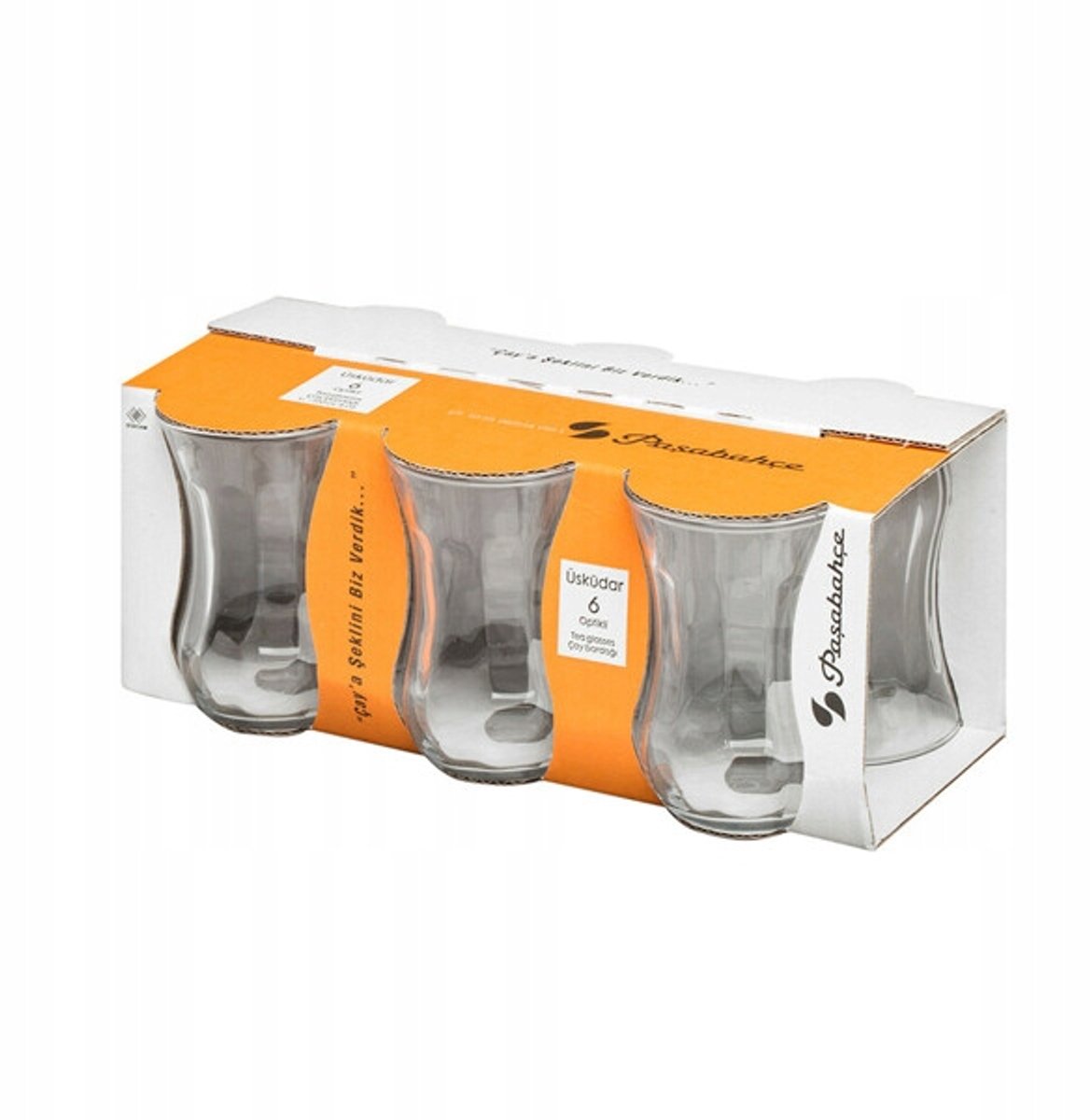 Pasabahce Uskudar Turkse theeglazen 6 stuks - 120 ml