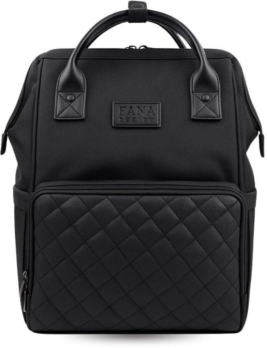 Fana Bags Luiertas Rugzak Zwart