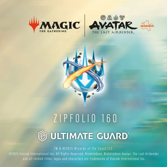 Ultimate Guard Ultimate Guard Zipfolio 160 Xenoskin Magic: The Gathering | Avatar: The Last Airbender - Blue Mana Card Binders & Sheets