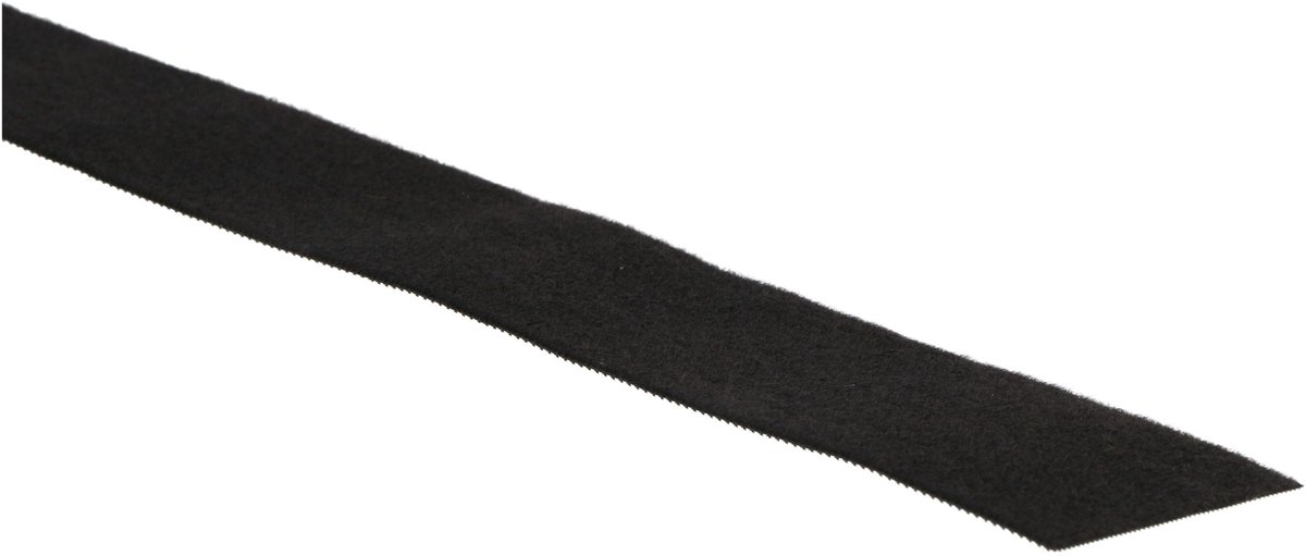 Innox HNL-50-10m-BK zwart klittenband 50 mm breed, 10m lengte