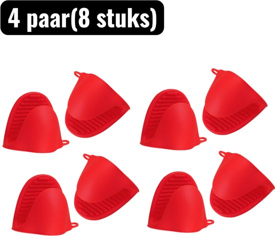 Siliconen ovenwanten voor veilig koken en bakken in de keuken - 2-delige set, blauw