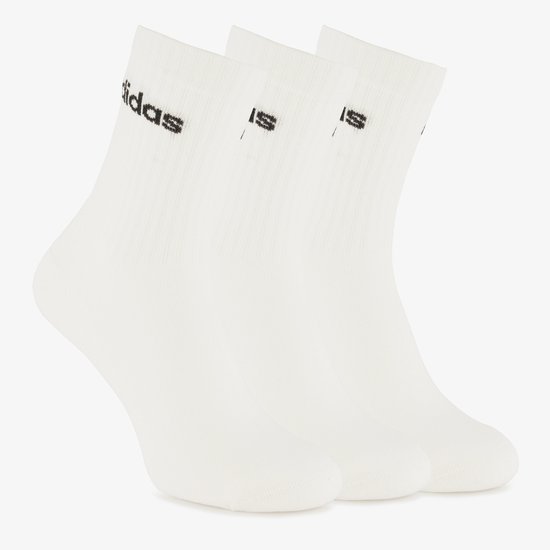 adidas Sportswear Chaussettes matelassées Linear (3 paires) - Unisex - Blanc - 43-45