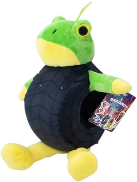 Italian Brainrot AI pluche Boneka Ambalabu 28cm