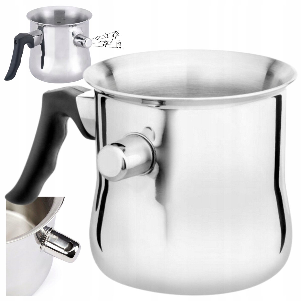 RVS Melkpan 1.5L - Geschikt voor Inductie & Vaatwasser