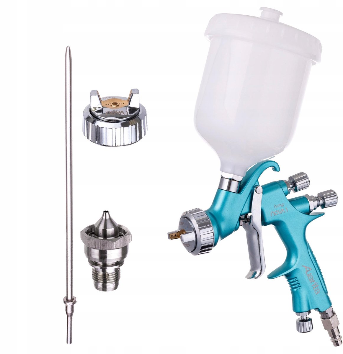 De NOVA LVMP LVMP Spuitpitool 1,4+1,8 mm, 600 ml tank