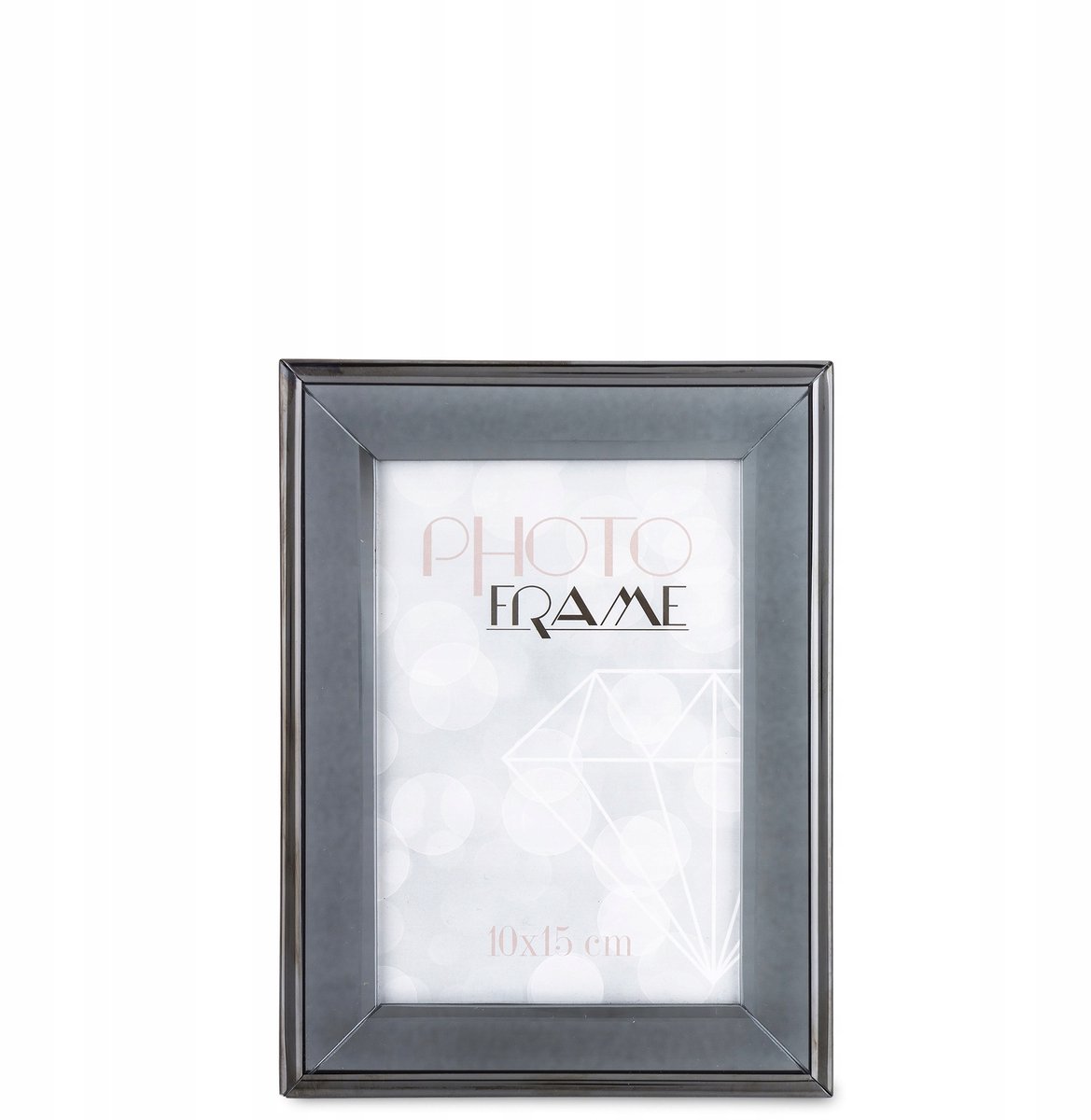Glamour Fotolijst 10x15 cm Staand Zilver Glas Metaal