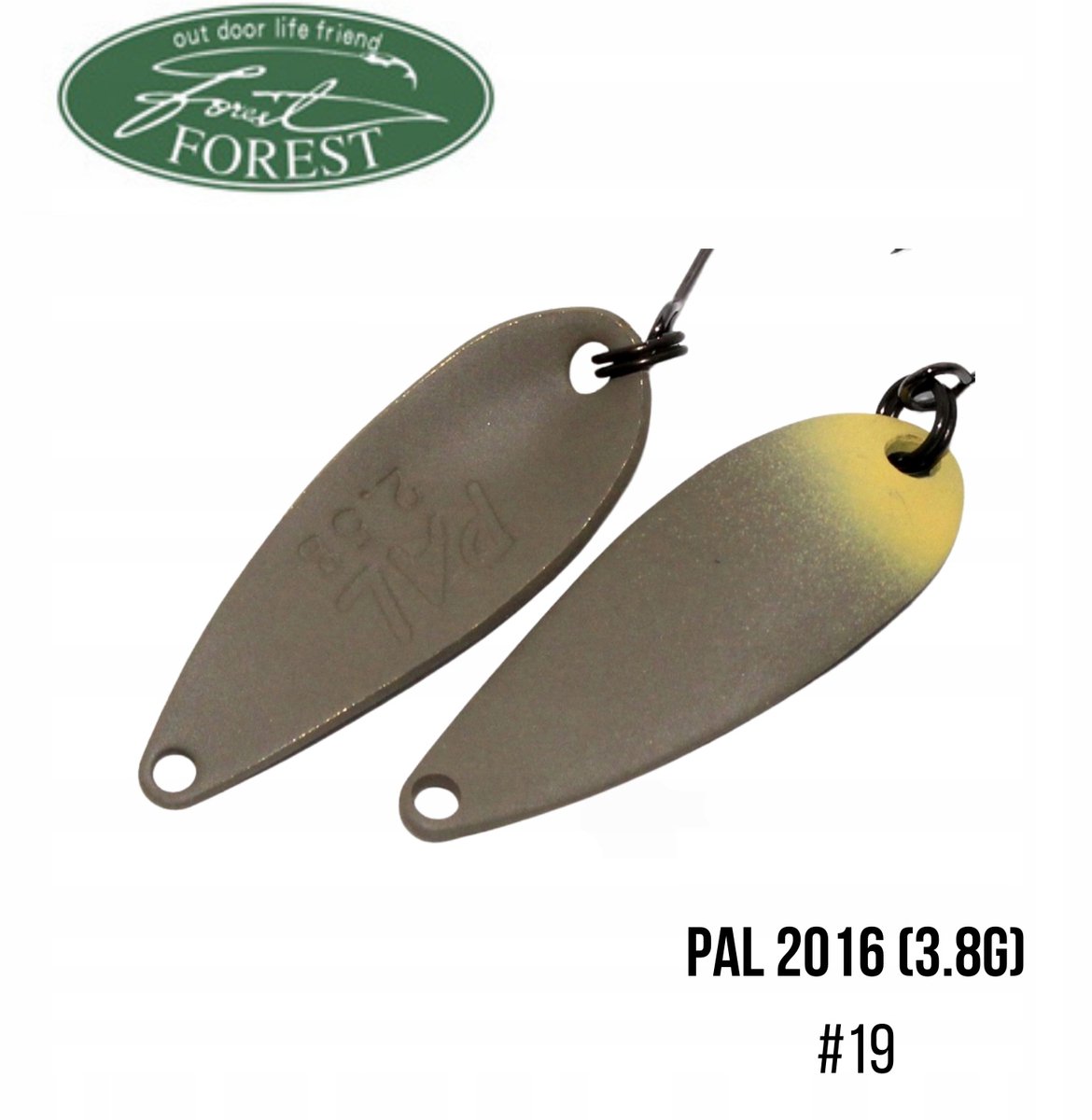 Forest PAL Wobbler #19 Maroon 3.8g - Precisie voor Selectieve Vangsten