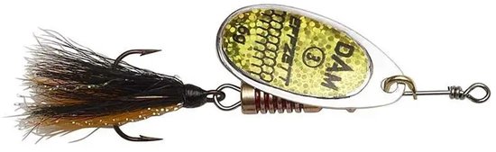 DAM Effzett Standard Dressed Spinner - Maat 1 Reflex Gold voor Baars van DAM — afbeelding 3
