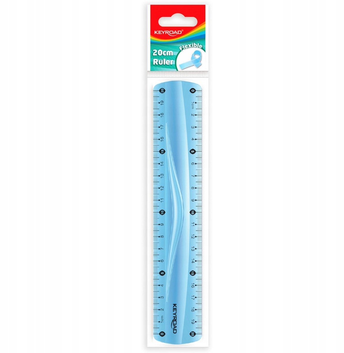 Keyroad Flexibele Liniaal 20cm - Mix Kleuren
