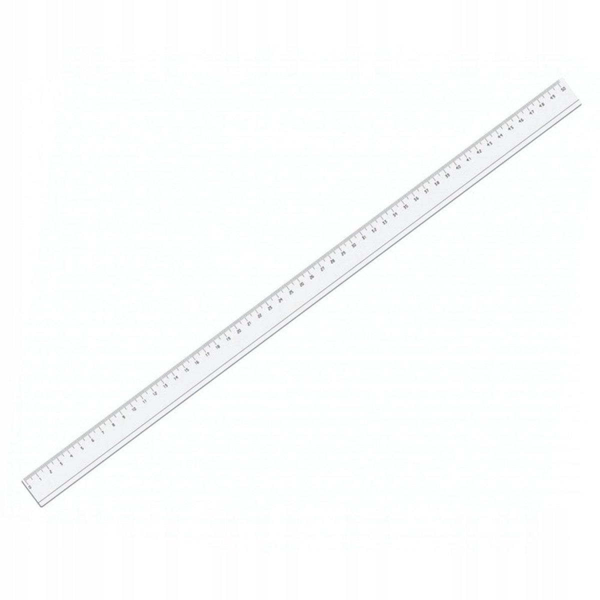 Doorzichtige Liniaal 50cm - Essentieel Schoolmateriaal