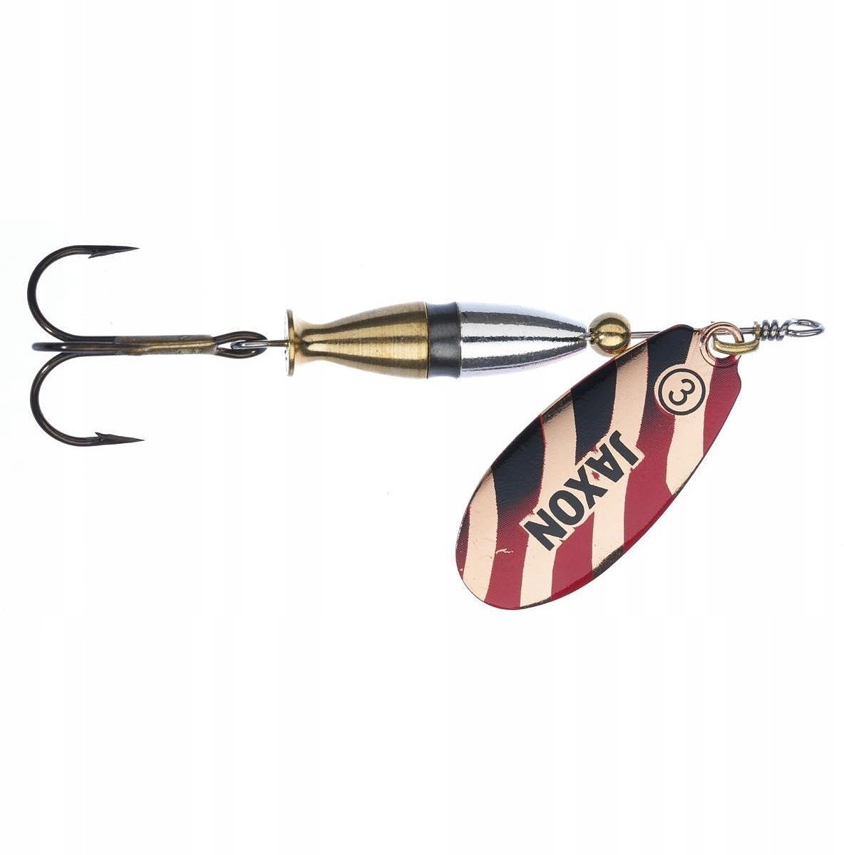 Jaxon Holo Select Zephyr Spinner - Rood Golf - 5g - Maat 1