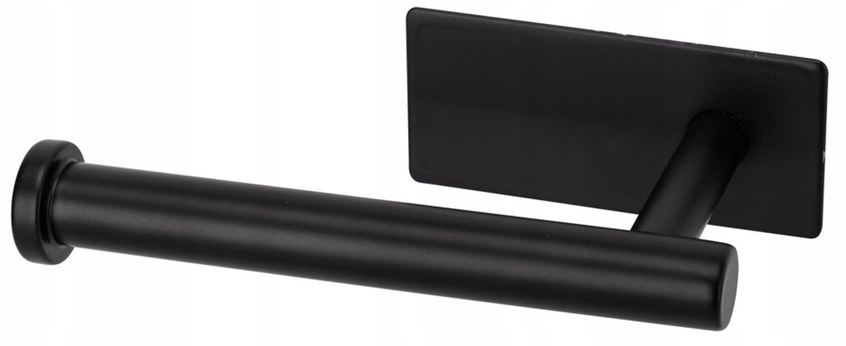 FARO Black Zelfklevende Toiletrolhouder - Stijlvol en Duurzaam