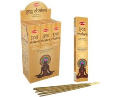 Hem - Masala - Wierook Stokjes - Incense Sticks - Yog Chakra - 12 pakjes a.15 gram