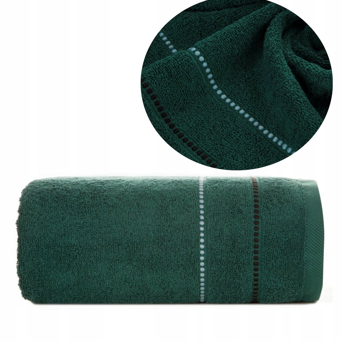Suzi Handdoek 70x140cm Donkergroen 100% Katoen 500g