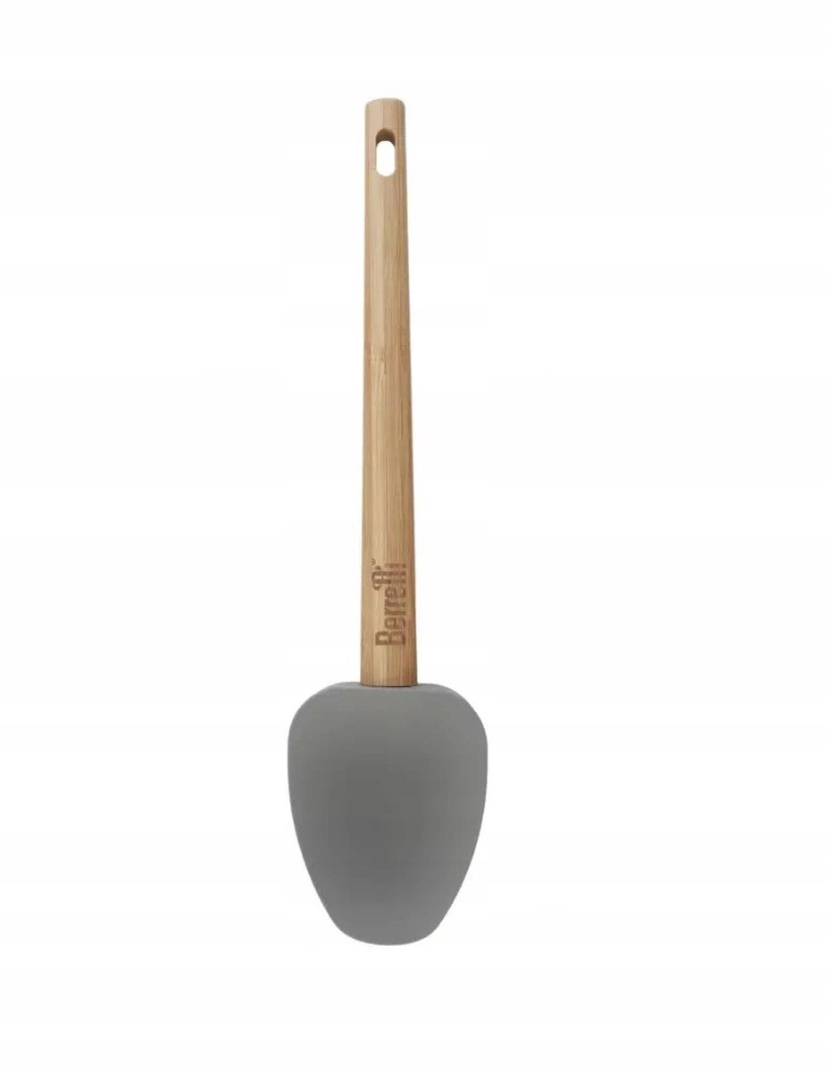 Berretti Natur Grey Spatel/Lepel - Bamboe & Siliconen
