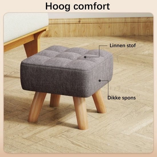 Moderne Sherpa Gestoffeerde Stoel Met Voetenbank, Ergonomisch Design Gouden Poten Luxe Comfort Grijs