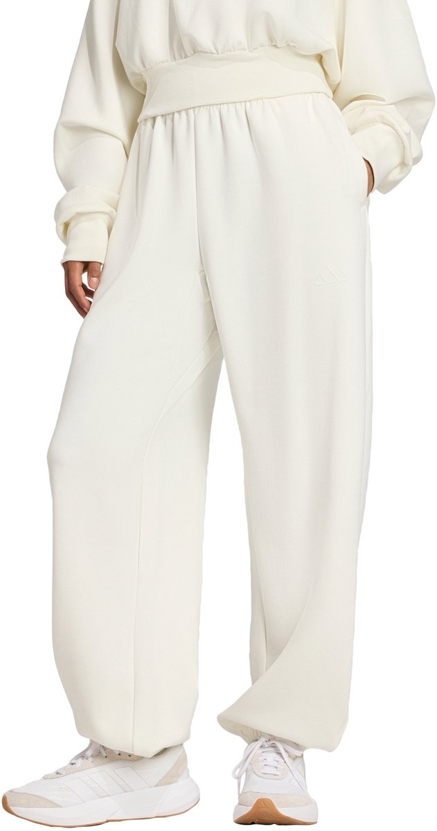 Adidas Sportswear Soft Lux Loose-Fit Broek Dames Beige
