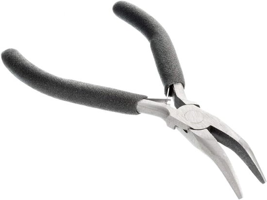 homiki 1 x mini-tang voor het maken van kralen, sieraden, knutselen en knutselen, sieraden, gereedschap voor ronde punttang