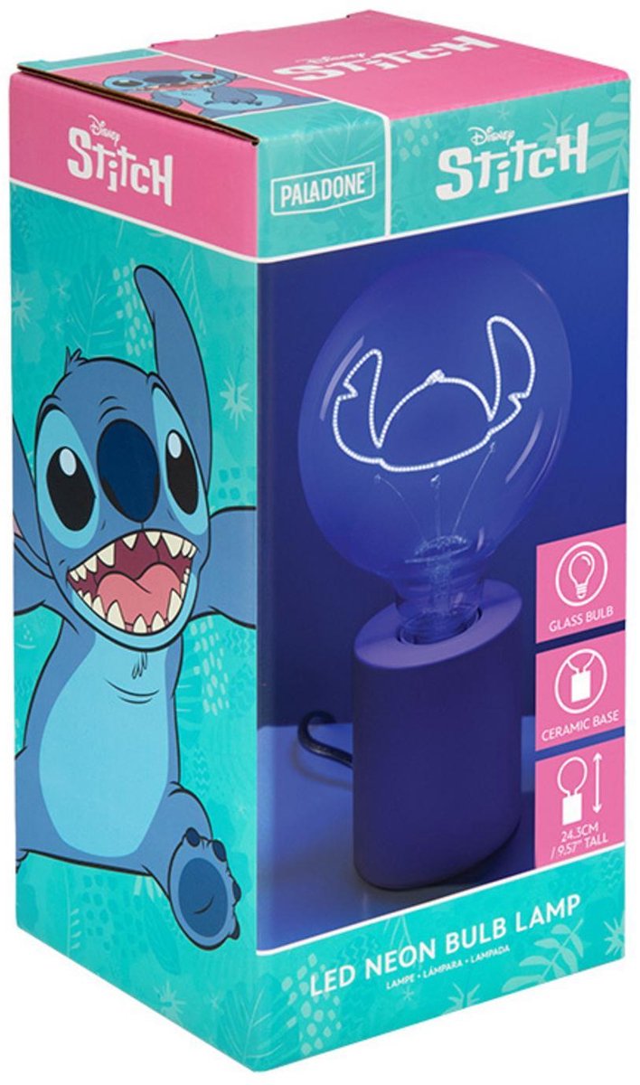 Disney Stitch ledlamp met keramische voet van Paladone van Merkloos — afbeelding 4