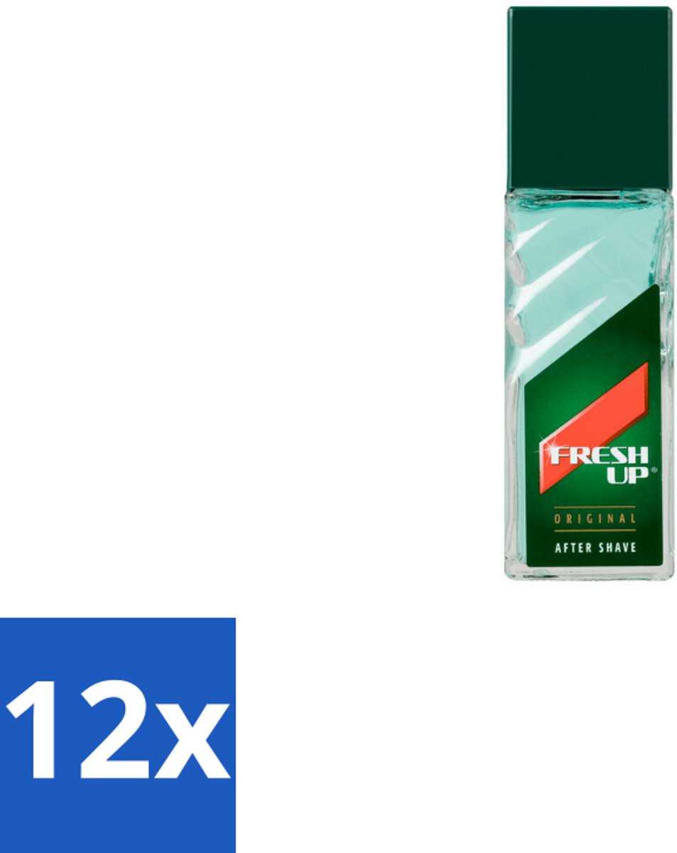 12 x Fresh-Up After Shave Depper 100 ml - Aftershave Lotion - Scheren - Huid Verzorging - Depper - Menthol