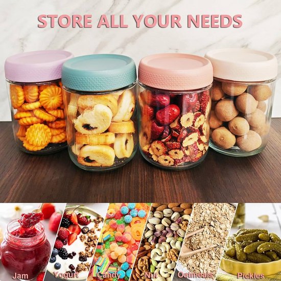 ERUIV Kitchen Storage Boxes, Storage Containers, Glass Storage Boxes with Lids, Dishwasher Safe, Microwave- and Freezer-Friendly, Leak-Proof, BPA-Free, Pack of 2, 640 ml and 1 Cleaning Sponge ERUIV Kitchen Storage Boxes, Storage Containers, Glass Storage Boxes with Lids, Dishwasher Safe, Microwave- and Freezer-Friendly, Leak-Proof, BPA-Free, Pack of 2, 640 ml and 1 Cleaning Sponge