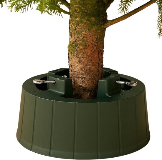 Lomera Kerstboomstandaard - Kerstboom Voet - Kerstboomvoet Voor Echte Kerstboom - Stabiele Kerstboomstandaard - Stevige Constructie - Ruimtebesparend Ontwerp - Eenvoudig Te Installeren - Geschikt Voor Bomen Tot 2,6 Meter