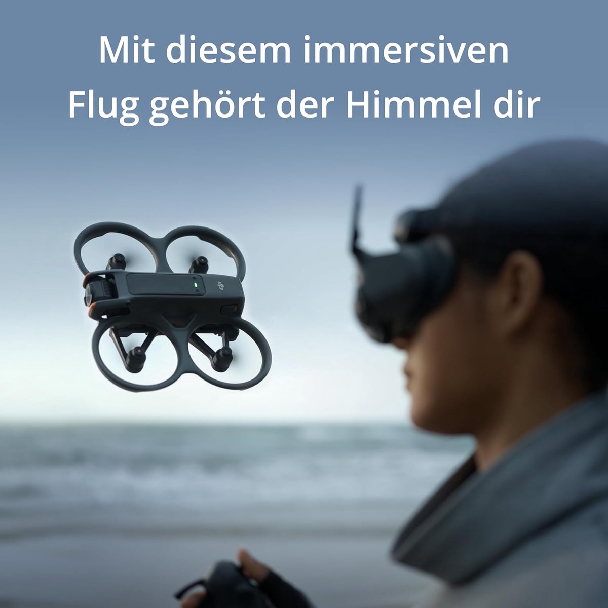 Avata 2 FPV-Drohne met 4K-Kamera – Immersieve Drone met Propellerschutz, Eenvoudige Flips & Rollen, Superweites 155° Sichtfeld, Kompatibel mit RC Motion 3 – POV Content Kamera-Drohne Indsutrialhome