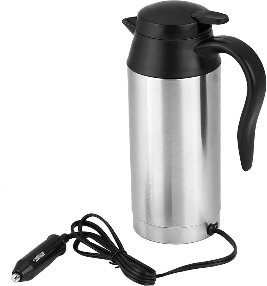 Draagbare Waterkoker voor Auto 750ml – Snelle Verwarming & Lekvrij