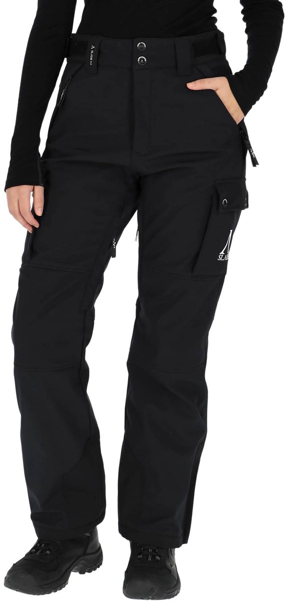 Slade Colorado Softshell Cargo Broek – Snowboardbroek dames Zwart
