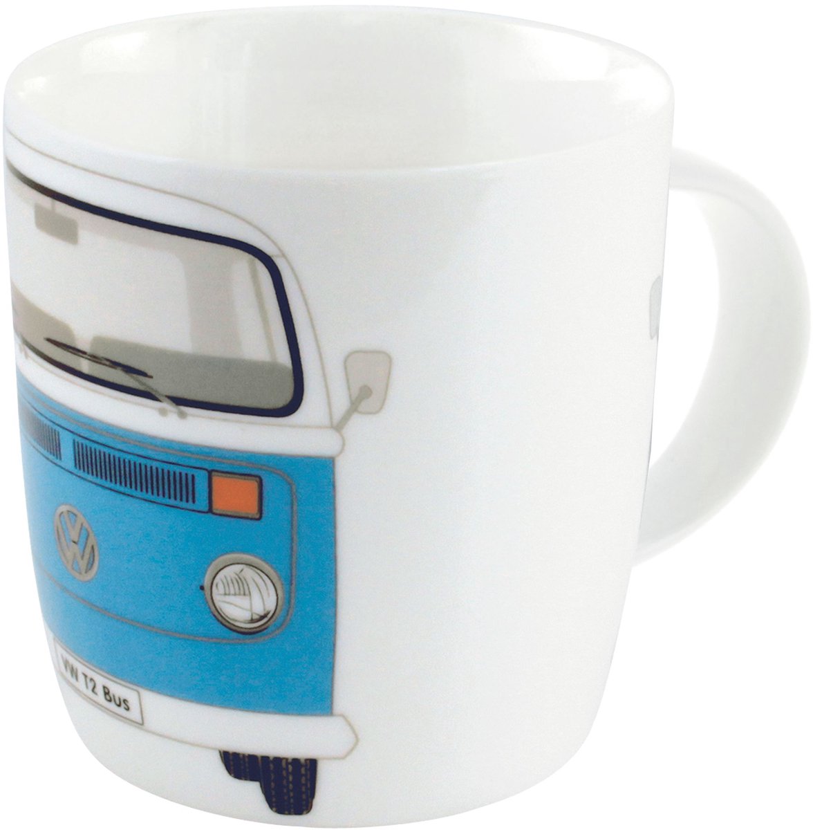 BRISA VW Collection - Volkswagen grote keramische koffie-thee-cappuccino-mok-Haferl mok voor keuken in VW T2 design (370 ml)