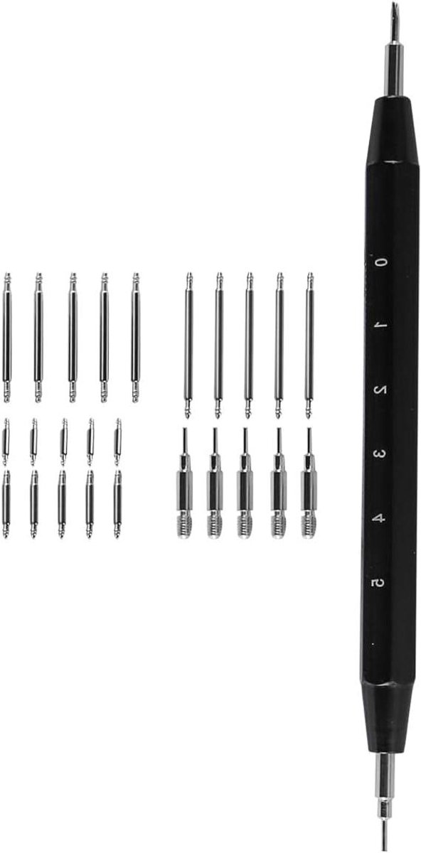 JHubers Goods - Horlogeband Vervangingsset met 111 stuks - Horloge Reparatie Gereedschap