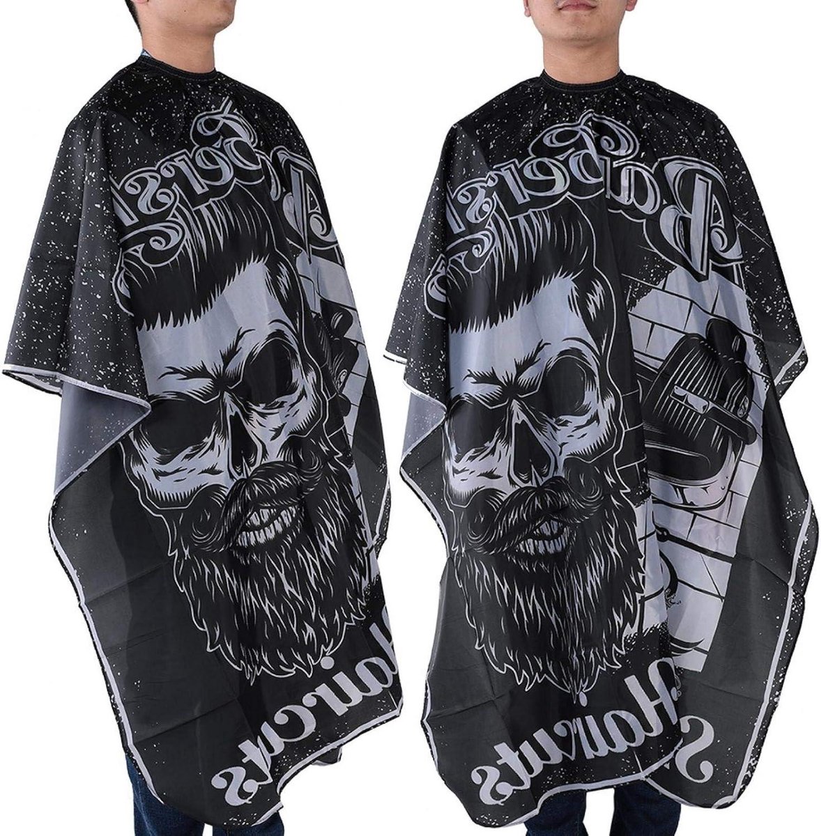 Barbers Cape Gown voor mannen - Waterdicht en Antistatisch - Haarstyling Kappersschort - Ideaal voor Knippen, Kleuren en Stylen - Afmetingen 9,44 x 5,9 inch