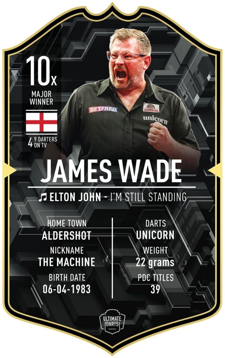 Ultimate Card James Wade 2026 | 37x25 cm