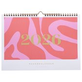 Planbooks - Maandkalender - Familieplanner 2026 - Maandplanner 2026 - Maandkalender 2026 ophangbaar - Maandplanner