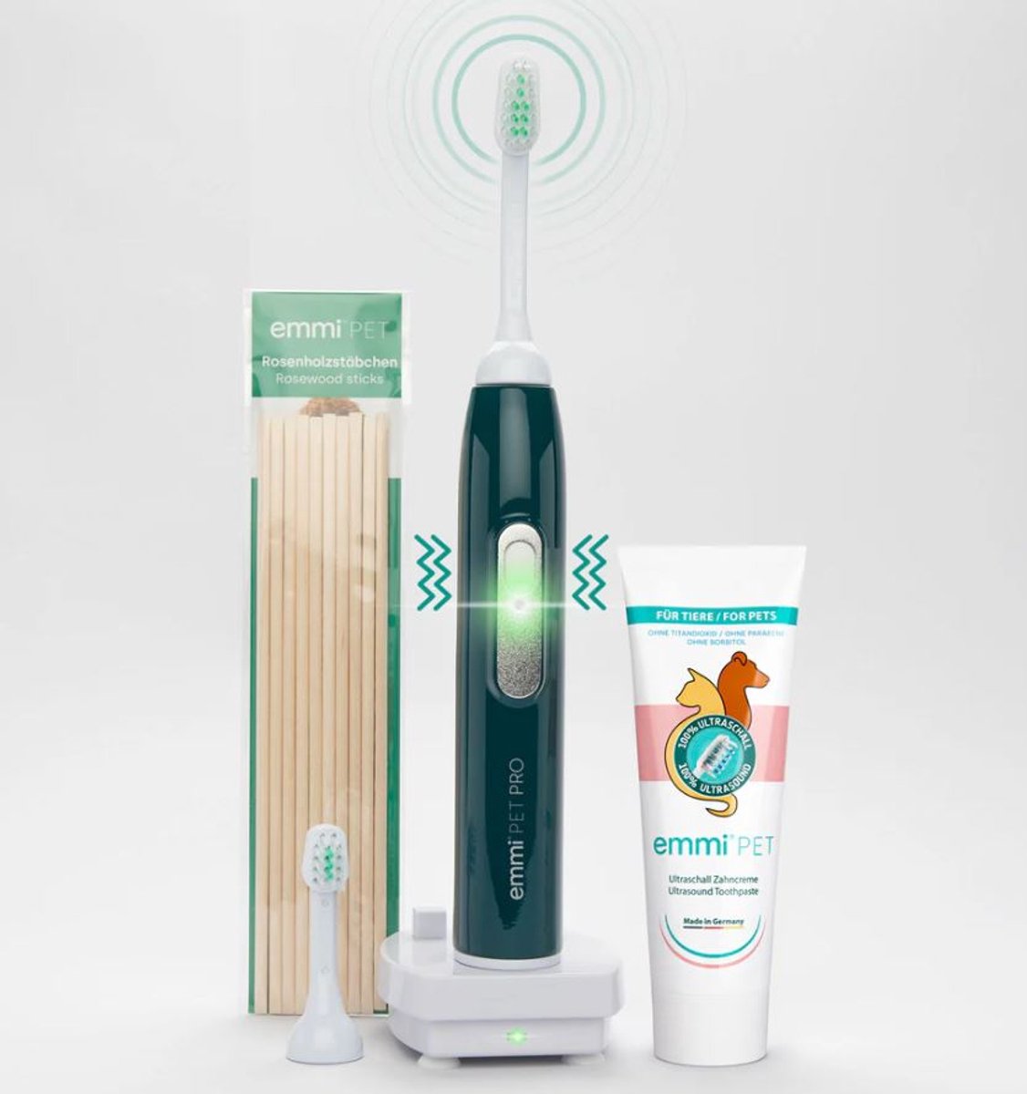 emmi-pet PRO – Ultrasone Tandenborstel voor Dieren