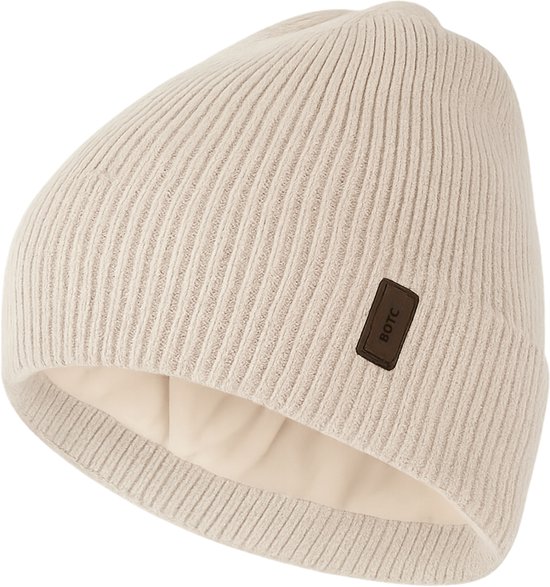 BOTC Muts - Wintermuts - One size - Unisex - Muts dames - Muts heren - Gebroken wit