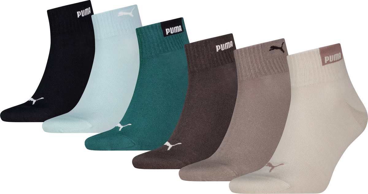 Puma Unisex Sokken 6 Pack Groen