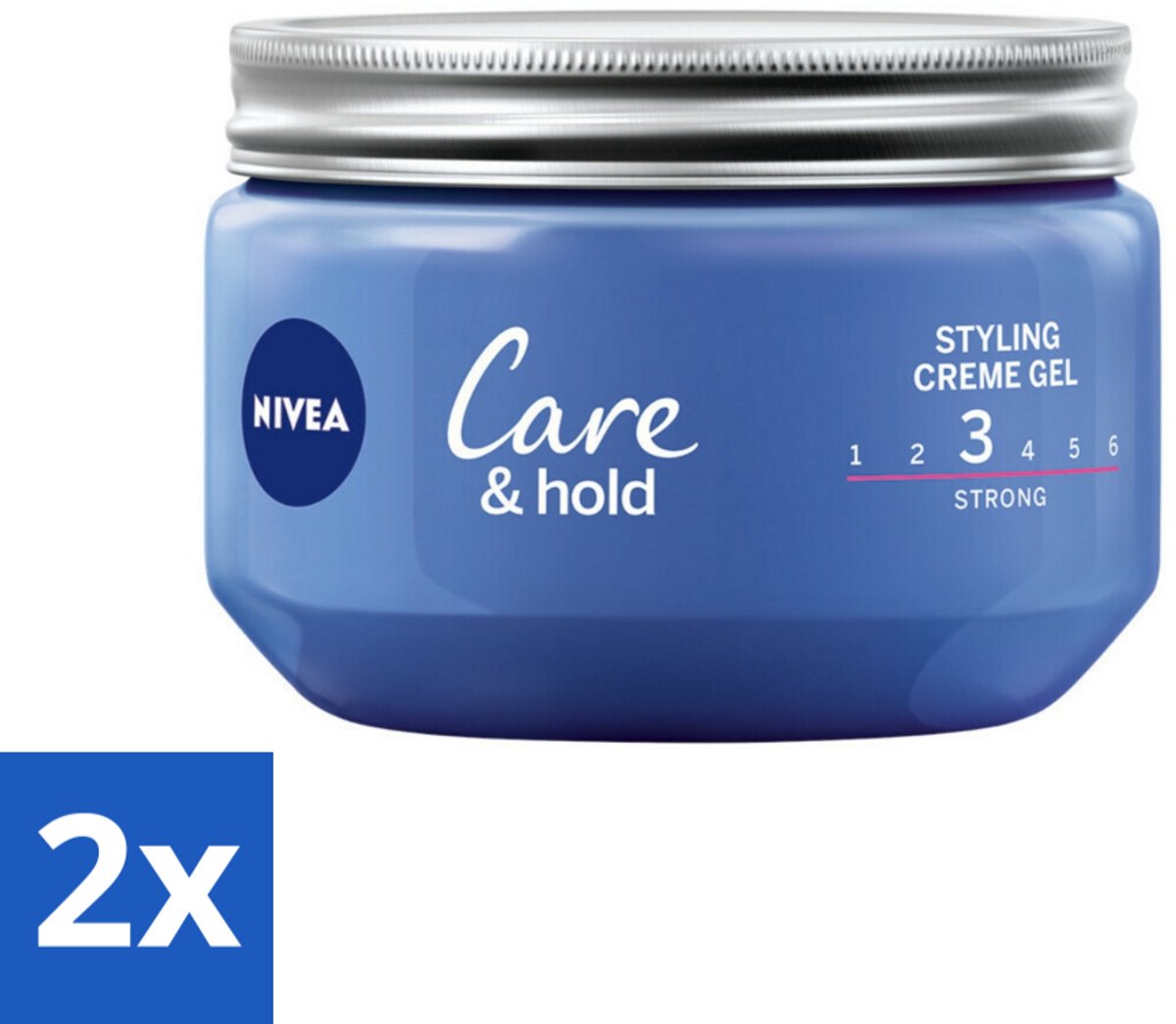 2 x NIVEA - Stylingscrèmegel - Verzorging & Stevigheid - Reinigt Onmiddellijk De Poriën - 150 ml - Haarstyling - Stylingcrème - Haargel - NIVEA - Haarverzorging