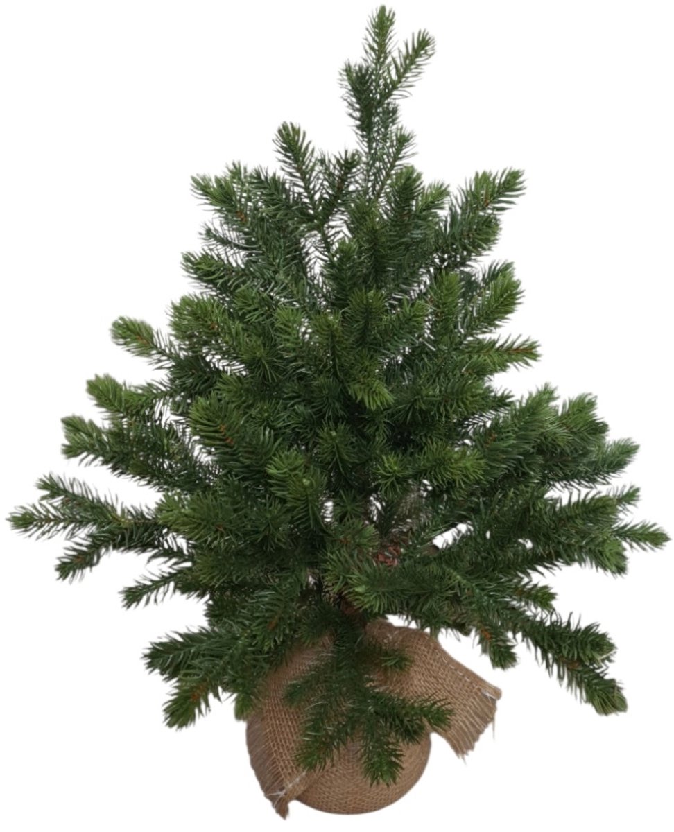 Black Box Trees Flachau Kunstkerstboom Burlap - H60 x Ø39 cm - Groen