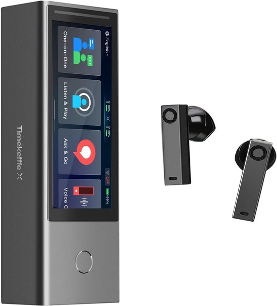 Timekettle X1 – Draagbaar AI Vertaal Apparaat + Oordopjes - Timekettle - €649,00
