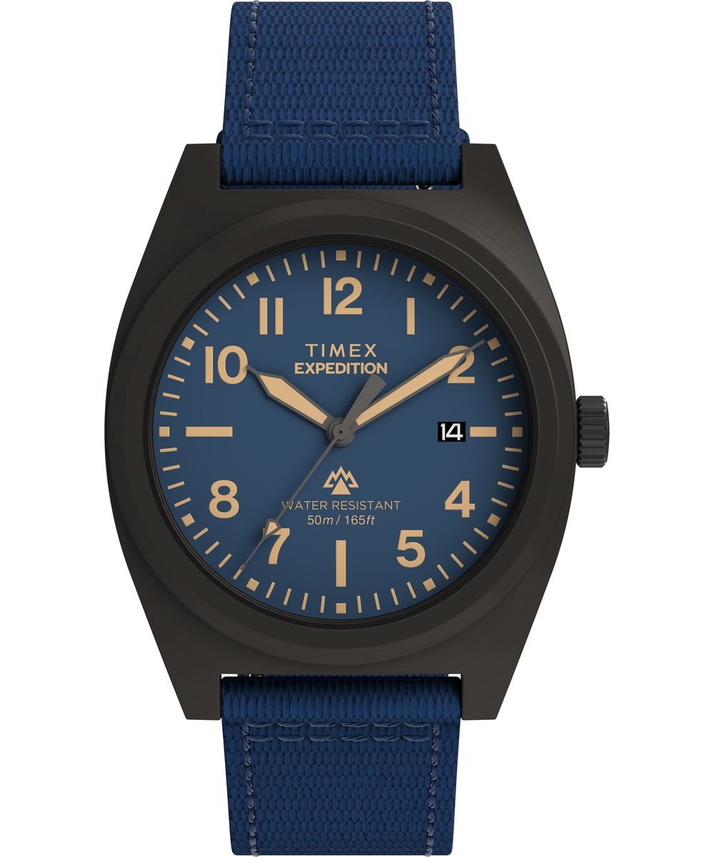 Timex Expedition North Capstone TW2Y18200 Horloge - Textiel - Blauw - Ø 39 mm