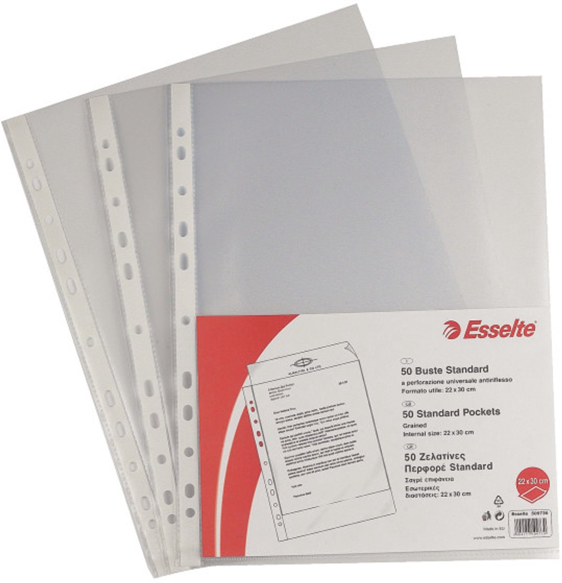Esselte Standard sheet protector A4 50 stuk(s)