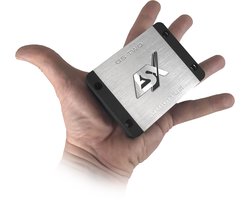 ESX QS-TWO-ISO - 2-Kanaals klasse D Miniversterker - Met ISO-kabelboom / ISO Versterker
