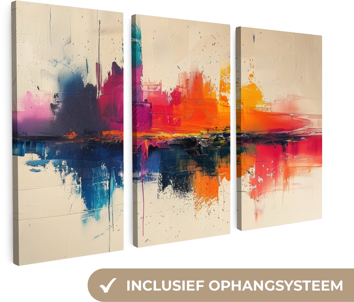 Canvas 3-luik schilderijen en posters kopen? ✔️ Tot 33% korting