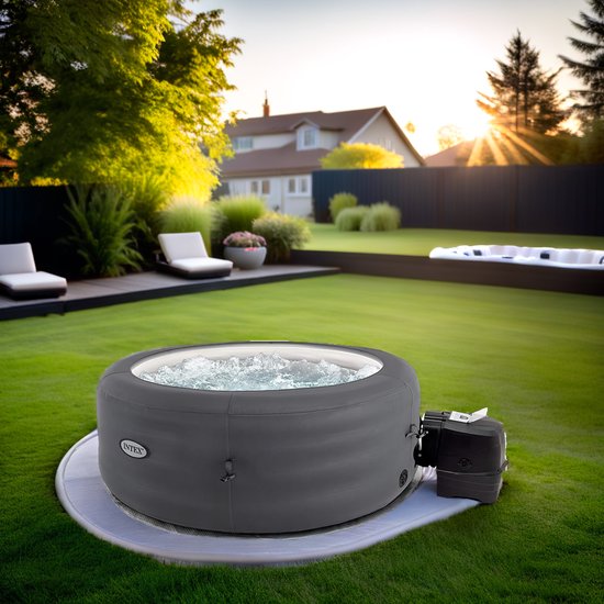 Opblaasbare Jacuzzi Bubbelbad Spa 4 Personen Ø196cm x 66cm - Opblaasbare - €950,00