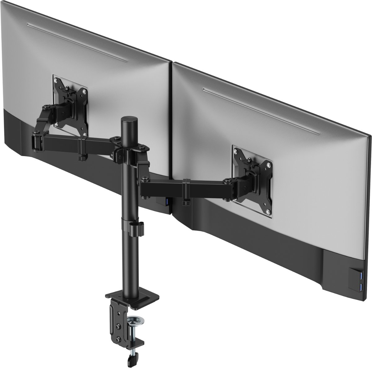 Allteq Dubbele Monitorarm Draaibaar thumbnail 2
