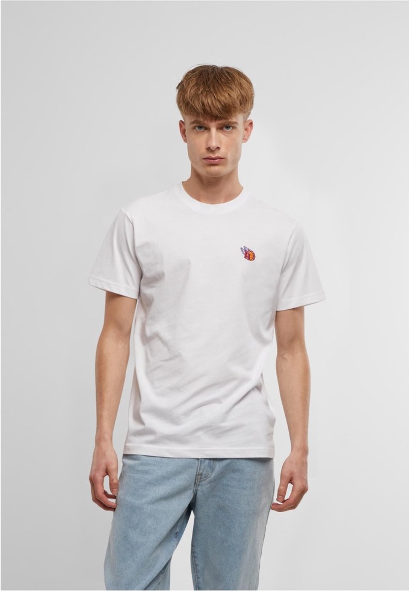 Mister Tee Basketball Fly EMB Heren Tshirt M Wit