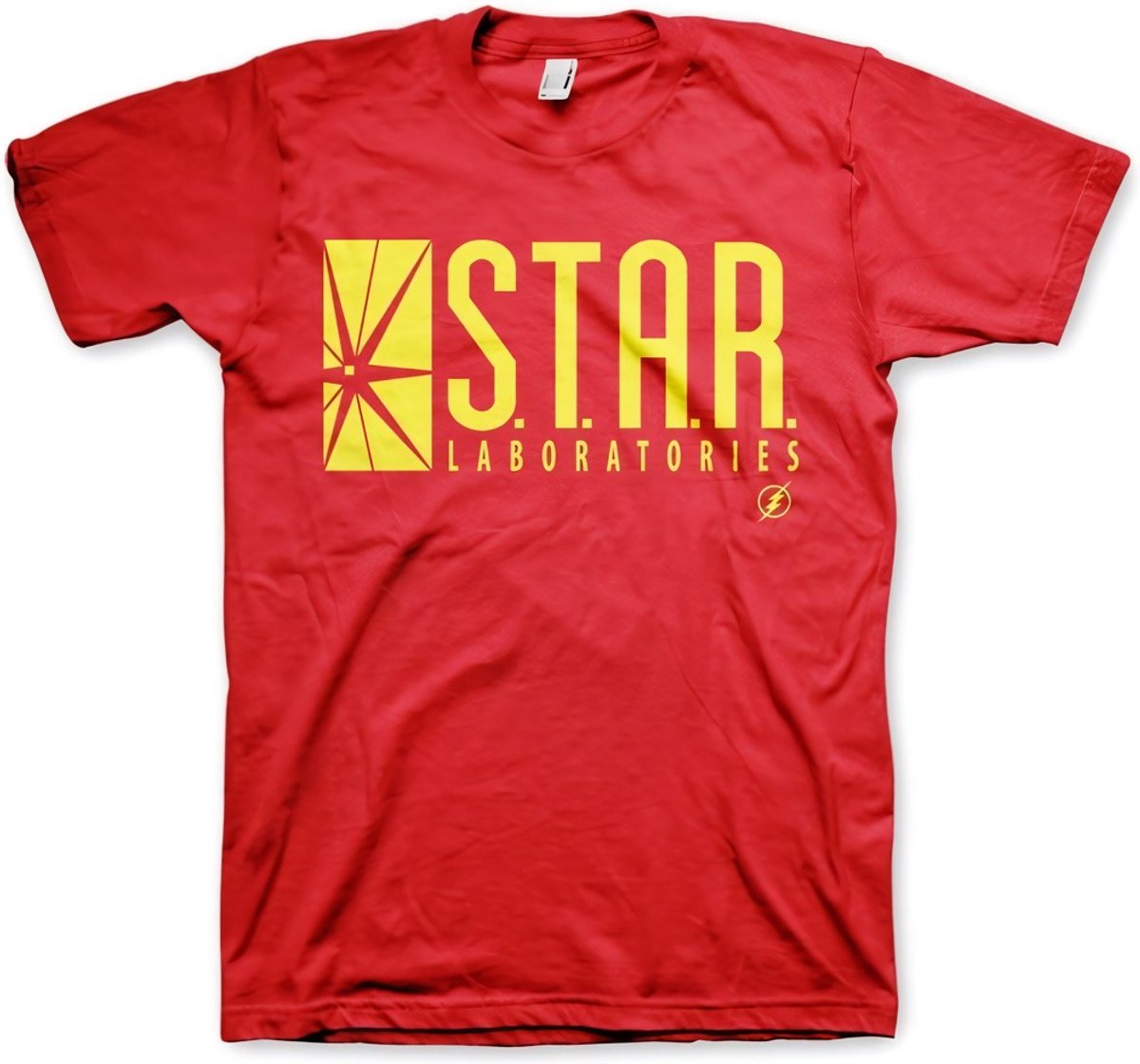 DC Comics The Flash Heren Tshirt -L- Star Laboratories Rood